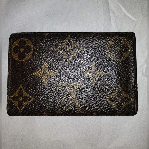Guc vintage louis vuitton brown mono 6 key wallet see pics - Picture 2 of 9